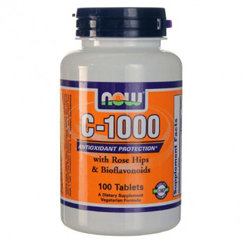 VITAMIN C-1000 WITH ROSE HIPS 100 TABLETS
